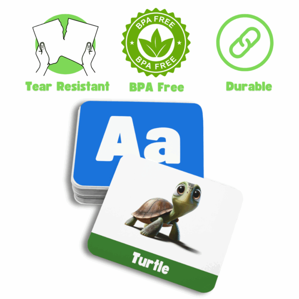 Letters, Numbers, Colors, Shapes & Animals Flashcards - Image 5
