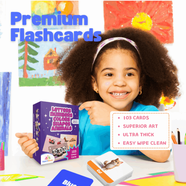 Letters, Numbers, Colors, Shapes & Animals Flashcards - Image 2
